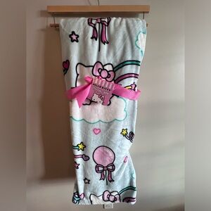 Hello kitty balloons and ribbons throw‎ blanket